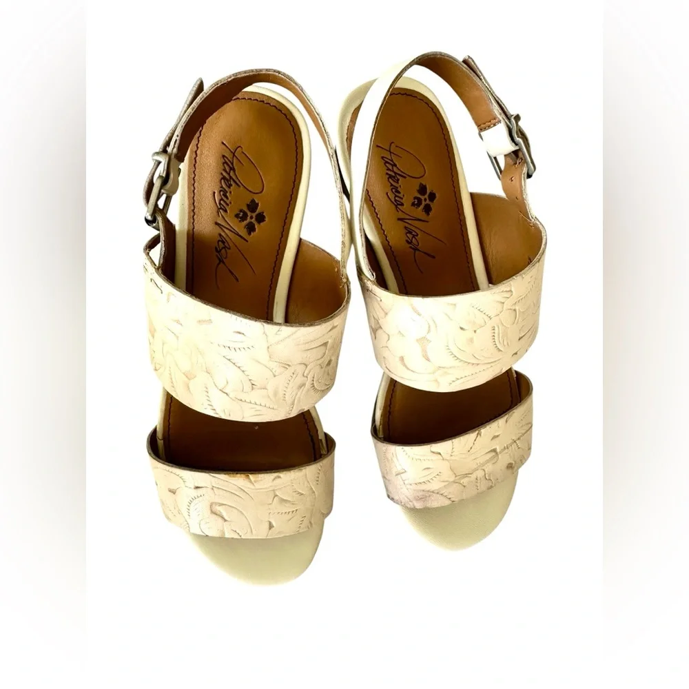 Patricia Nash Mirella Floral Leather Sandals